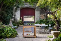 Quelle est la meilleure plancha ? 
En photo : plancha Enosign, gaz, 80 cm, 979,13 euros et capot 329,03 euros, ENO.