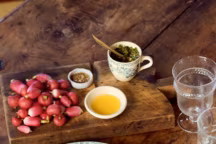 Recette de Pizza asperges petits pois de Héloïse Brion, Miss Maggie's Kitchen