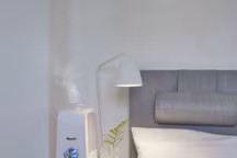 Humidificateur d'air à vapeur froide WOOD'S Whu400, 7 l/jour de chez Leroy merlib, 54,90 euros.