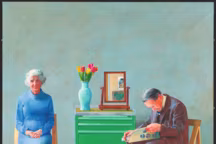 My Parents, 1977, huile sur toile, 182,9 x 182,9 cm, Tate.