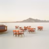 Richard Misrach Outdoor Dining, Bonneville Salt Flats PACE GALLERY
