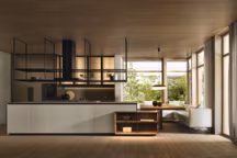 La beauté des cuisines modernes blanches